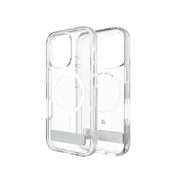 ZAGG iPhone 16 Pro Skal Crystal Palace Snap Kickstand Transparent