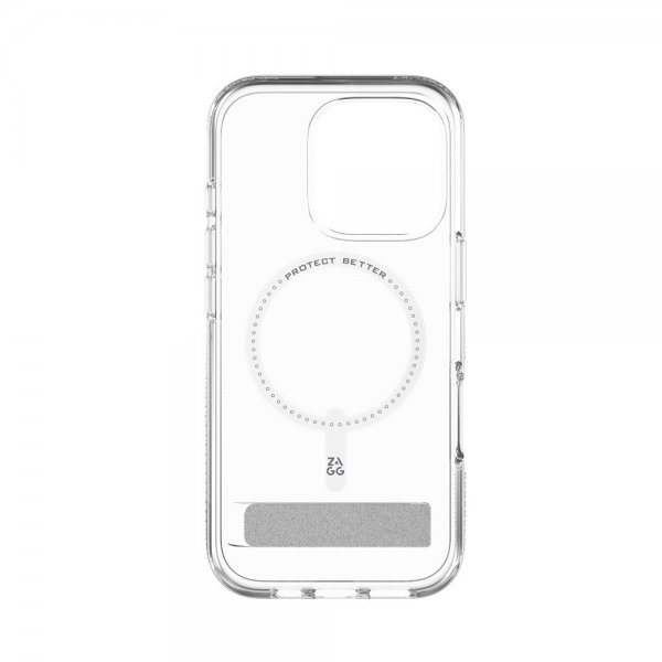 ZAGG iPhone 16 Pro Skal Crystal Palace Snap Kickstand Transparent