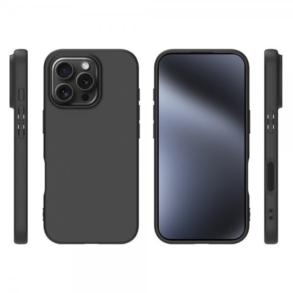 Nordic Covers iPhone 16 Pro Skal Feather Series Raven Black