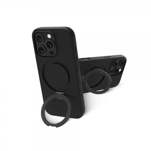 dbramante1928 iPhone 16 Pro Skal Iceland Ultra D3O MagSafe Kickstand Svart
