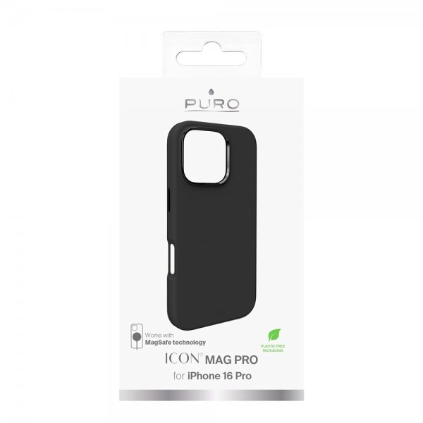 Puro iPhone 16 Pro Skal ICON Mag Pro Svart