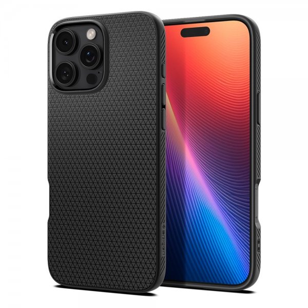 Spigen iPhone 16 Pro Skal Liquid Air Matte Black