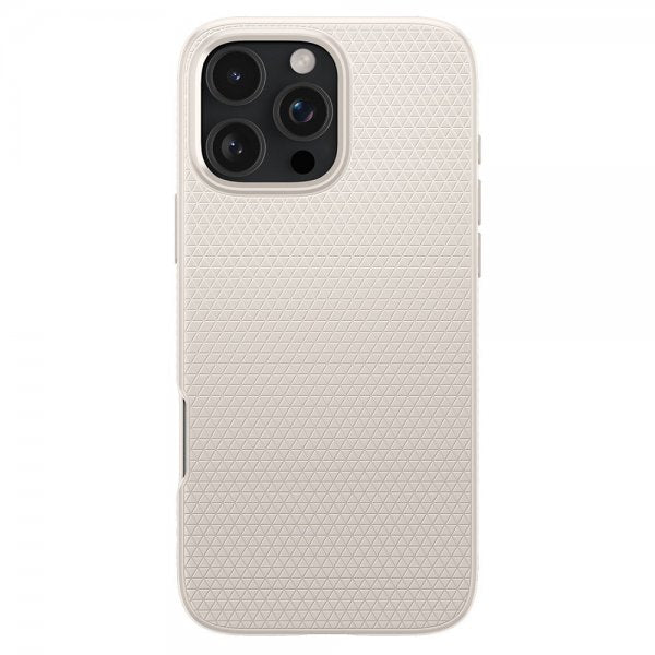 Spigen iPhone 16 Pro Skal Liquid Air Natural Titanium