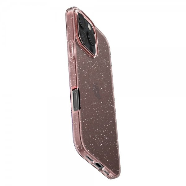 Spigen iPhone 16 Pro Skal Liquid Crystal Glitter Rose Quartz