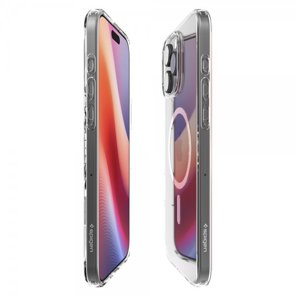 Spigen iPhone 16 Pro Skal Liquid Crystal MagFit Crystal Clear