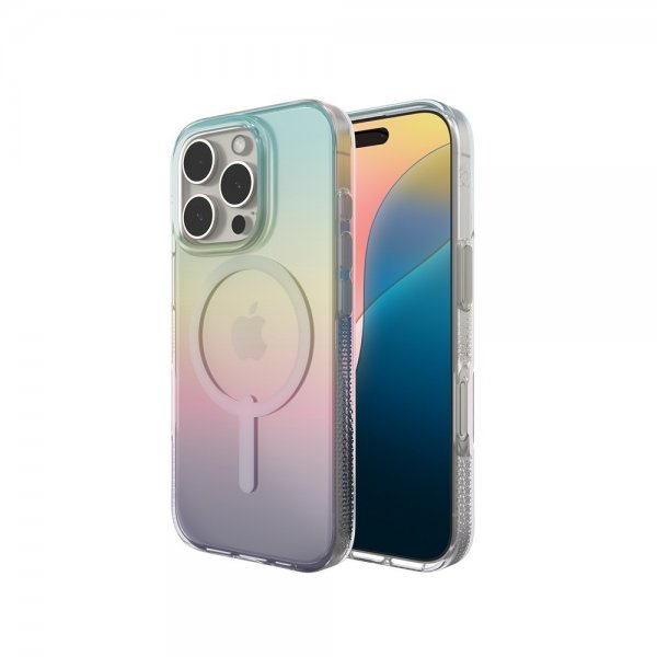ZAGG iPhone 16 Pro Skal Milan Snap Iridescent