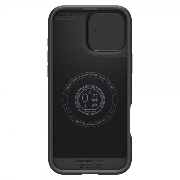 Spigen iPhone 16 Pro Skal Optik Armor MagFit Svart