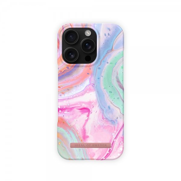 Ideal of Sweden iPhone 16 Pro Skal Printed Case MagSafe Pastel Marble