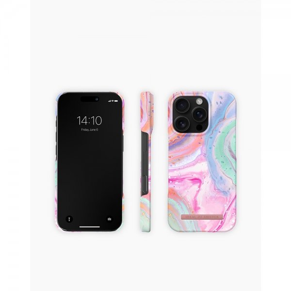 Ideal of Sweden iPhone 16 Pro Skal Printed Case MagSafe Pastel Marble