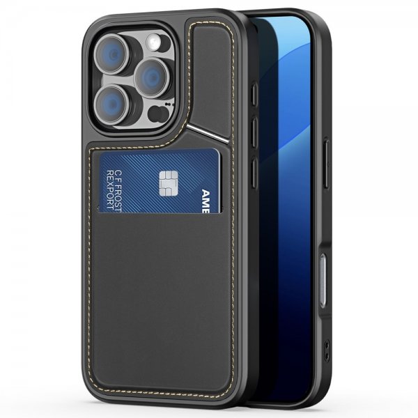 Dux Ducis iPhone 16 Pro Skal Rafi II Series MagSafe Svart