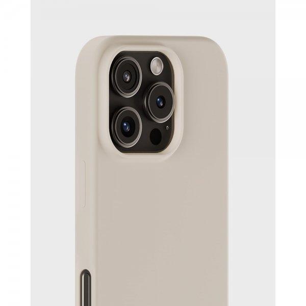 holdit iPhone 16 Pro Skal Silikon Light Beige