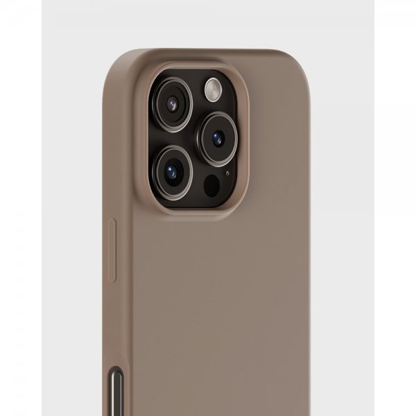 holdit iPhone 16 Pro Skal Silikon Mocha Brown