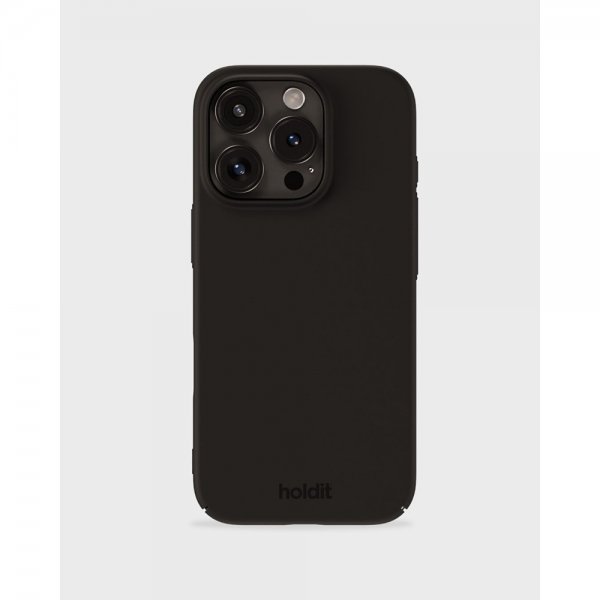 holdit iPhone 16 Pro Skal Slim Case Svart