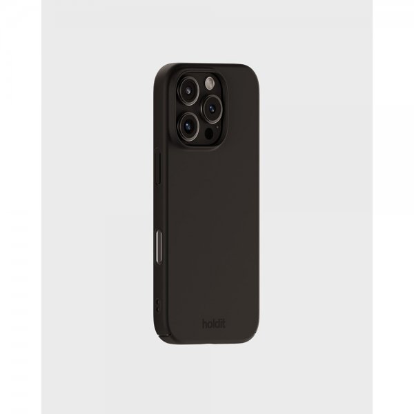 holdit iPhone 16 Pro Skal Slim Case Svart