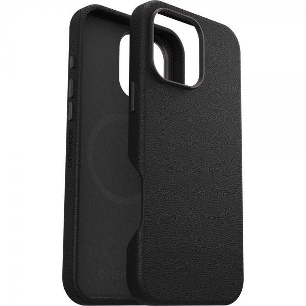 Otterbox iPhone 16 Pro Skal Symmetry Cactus Leather MagSafe Noir Ash
