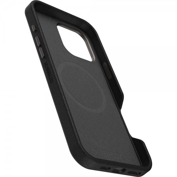 Otterbox iPhone 16 Pro Skal Symmetry Cactus Leather MagSafe Noir Ash