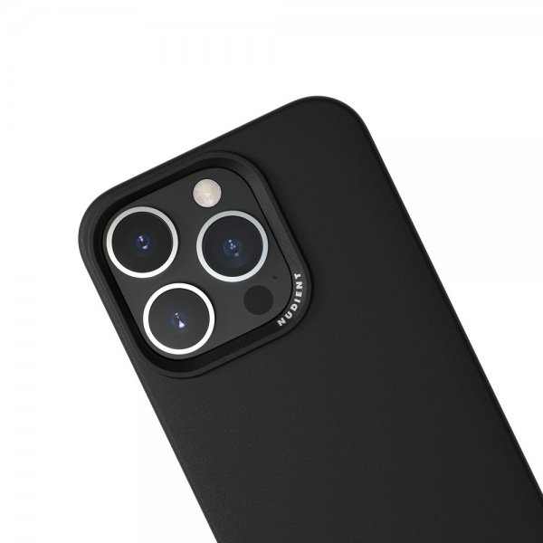 Nudient iPhone 16 Pro Skal Thin Case MagSafe Ink Black