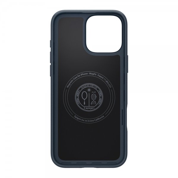 Spigen iPhone 16 Pro Skal Thin Fit MagFit Metal Slate