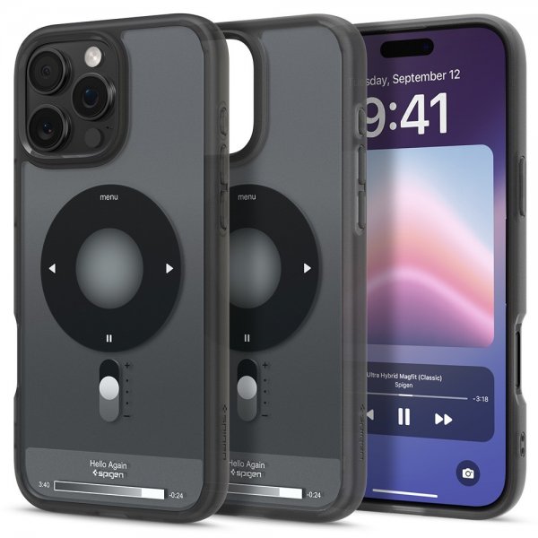 Spigen iPhone 16 Pro Skal Ultra Hybrid Classic MagFit Svart