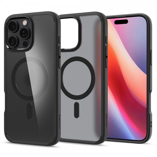 Spigen iPhone 16 Pro Skal Ultra Hybrid MagFit Frost Black
