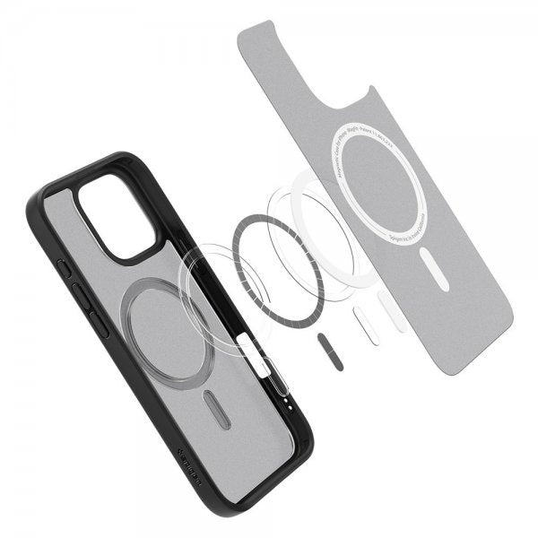 Spigen iPhone 16 Pro Skal Ultra Hybrid MagFit Frost Black