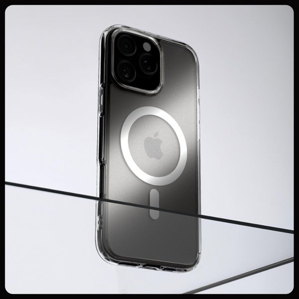 Spigen iPhone 16 Pro Skal Ultra Hybrid MagFit Frost Clear