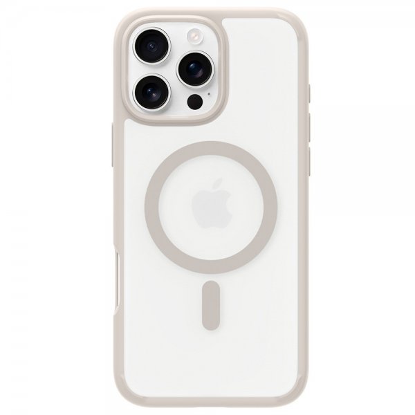 Spigen iPhone 16 Pro Skal Ultra Hybrid MagFit Frost Natural Titanium