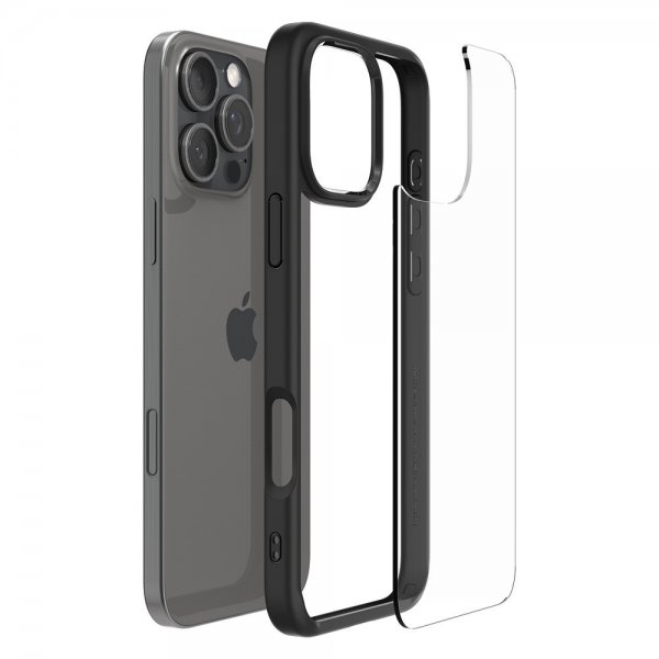 Spigen iPhone 16 Pro Skal Ultra Hybrid Matte Svart
