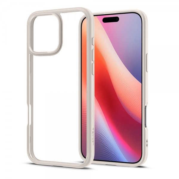 Spigen iPhone 16 Pro Skal Ultra Hybrid Natural Titanium