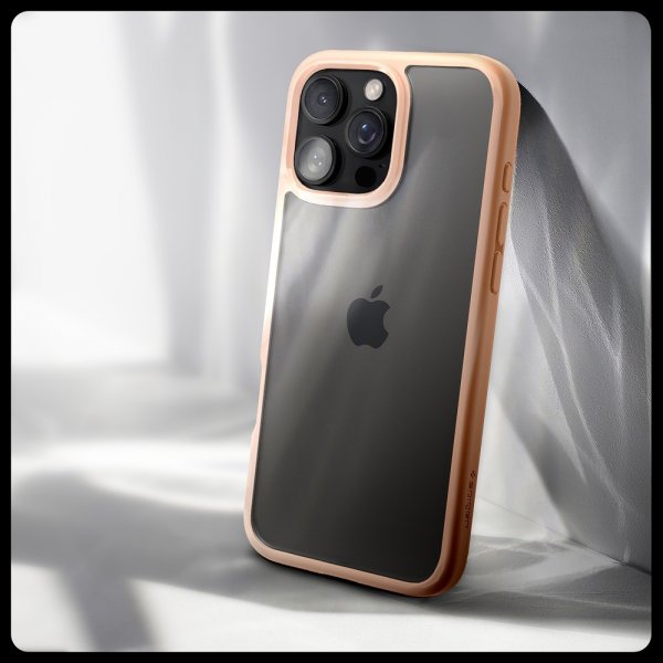 Spigen iPhone 16 Pro Skal Ultra Hybrid Rose Titanium