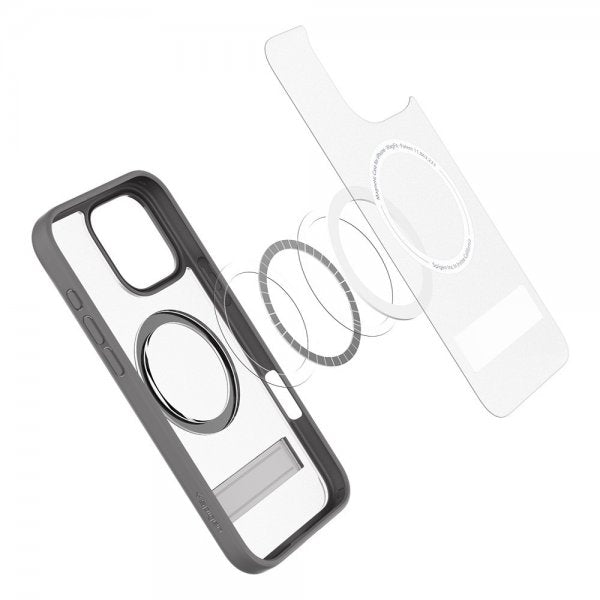 Spigen iPhone 16 Pro Skal Ultra Hybrid S MagFit Frost Gray
