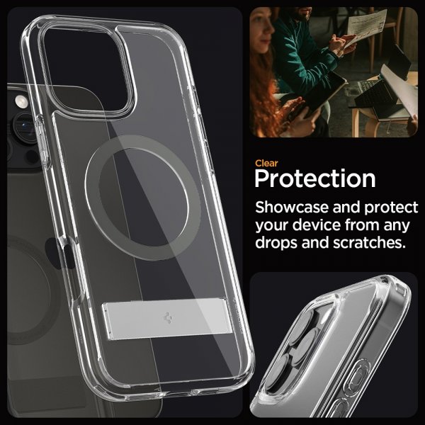 Spigen iPhone 16 Pro Skal Ultra Hybrid S MagFit Graphite