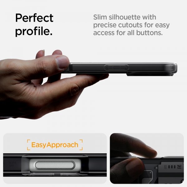 Spigen iPhone 16 Pro Skal Ultra Hybrid Zero One MagFit Svart