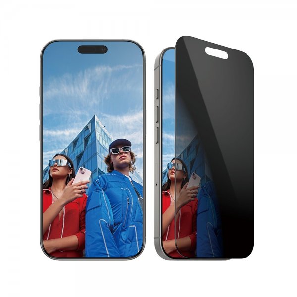 PanzerGlass iPhone 16 Pro Skärmskydd Ultra-Wide Fit Privacy EasyAligner