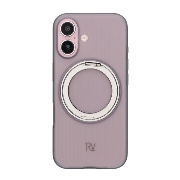 Rvelon iPhone 16 Skal Roterbart MagSafe Stativ Grå