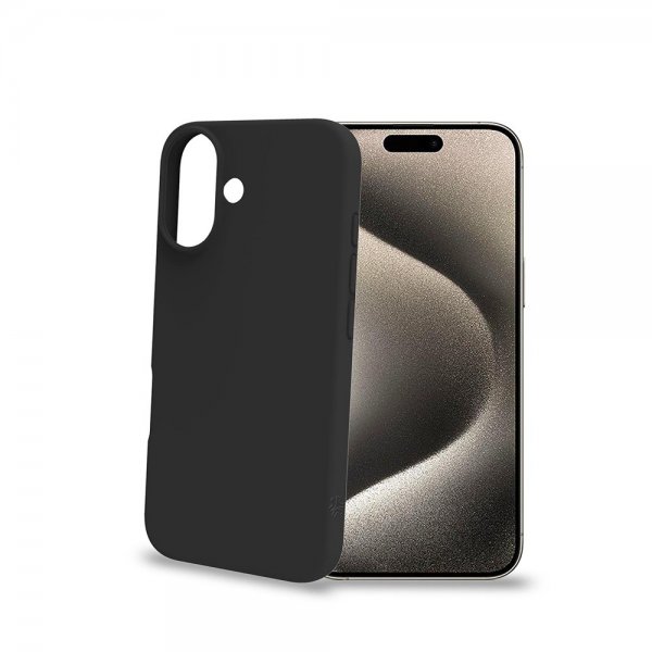 Celly iPhone 16 Skal CROMO Svart