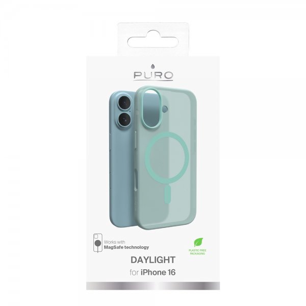 Puro iPhone 16 Skal Daylight MagSafe Grön