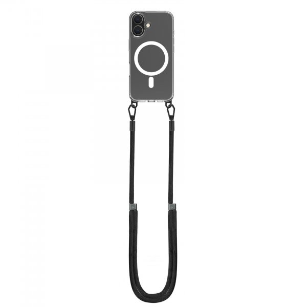 Celly iPhone 16 Skal Freedom Necklace MagSafe Transparent