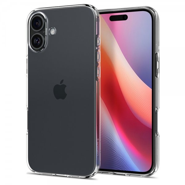 Spigen iPhone 16 Skal Liquid Crystal Crystal Clear