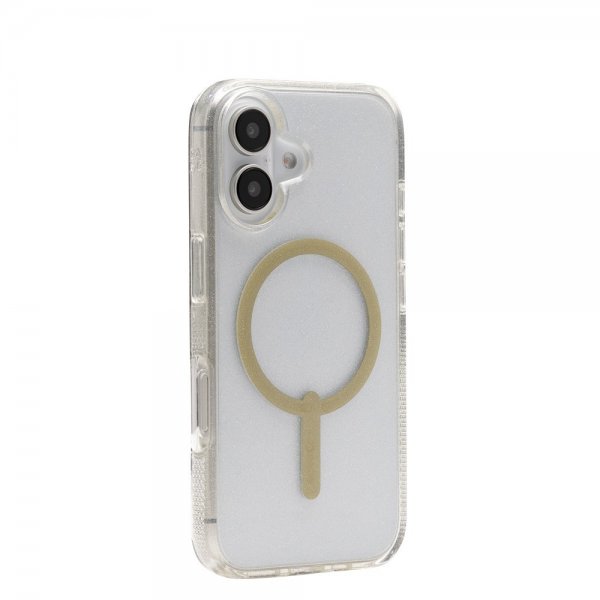 ZAGG iPhone 16 Skal Milan Snap Gold Glitter