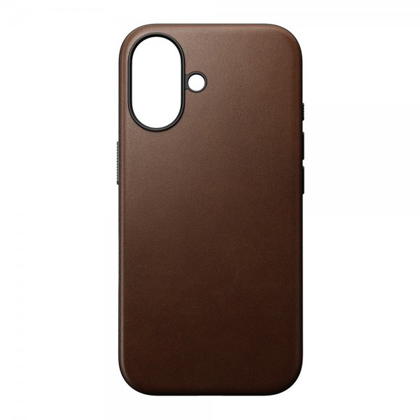 Nomad iPhone 16 Skal Modern Leather Case Brun