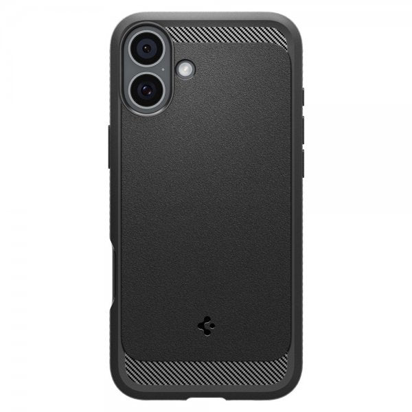 Spigen iPhone 16 Skal Rugged Armor MagFit Matte Black