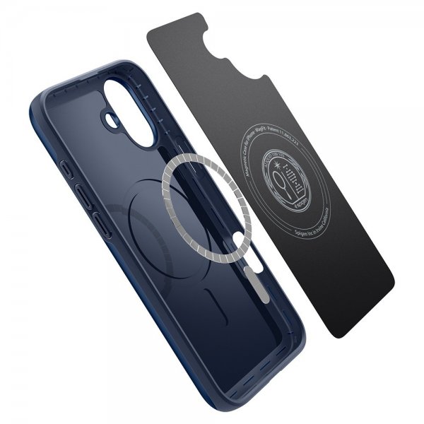 Spigen iPhone 16 Skal Thin Fit MagFit Navy Blue