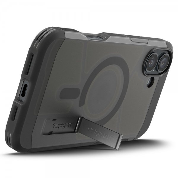 Spigen iPhone 16 Skal Tough Armor MagFit Frost Black