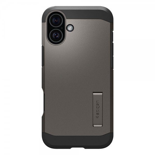 Spigen iPhone 16 Skal Tough Armor MagFit Gunmetal