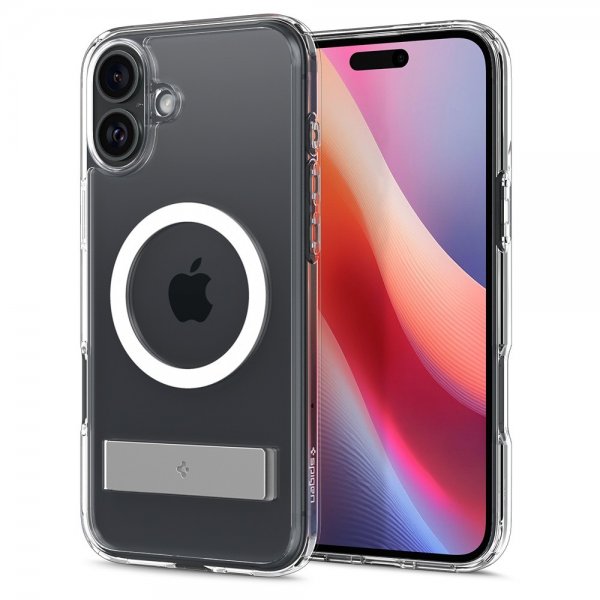 Spigen iPhone 16 Skal Ultra Hybrid S MagFit Crystal Clear
