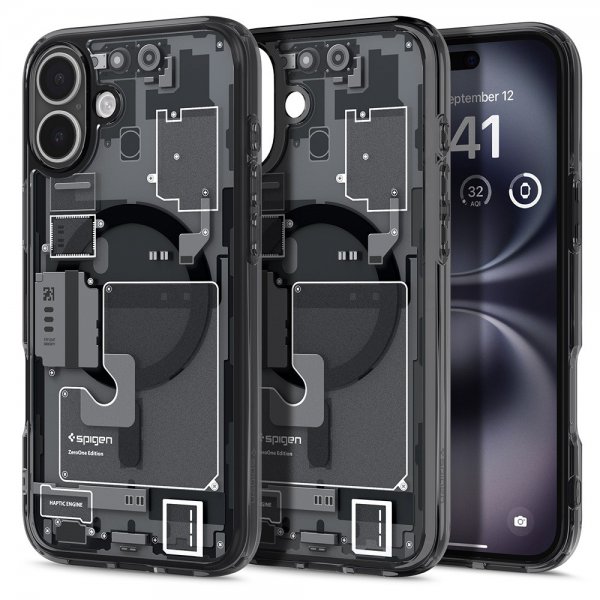 Spigen iPhone 16 Skal Ultra Hybrid Zero One MagFit Svart