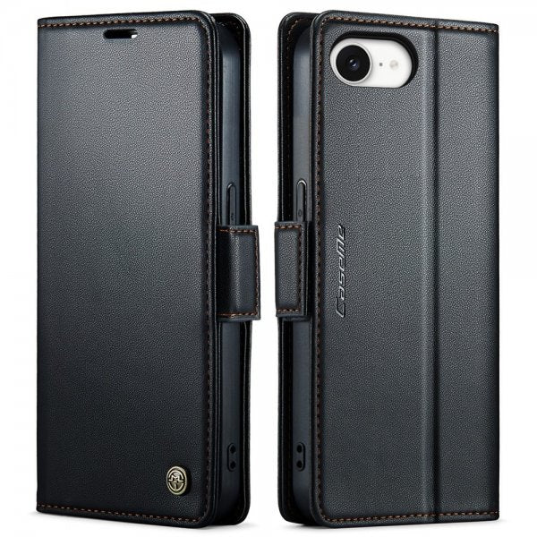 CaseMe iPhone 16e/17e Fodral 023 Series Svart