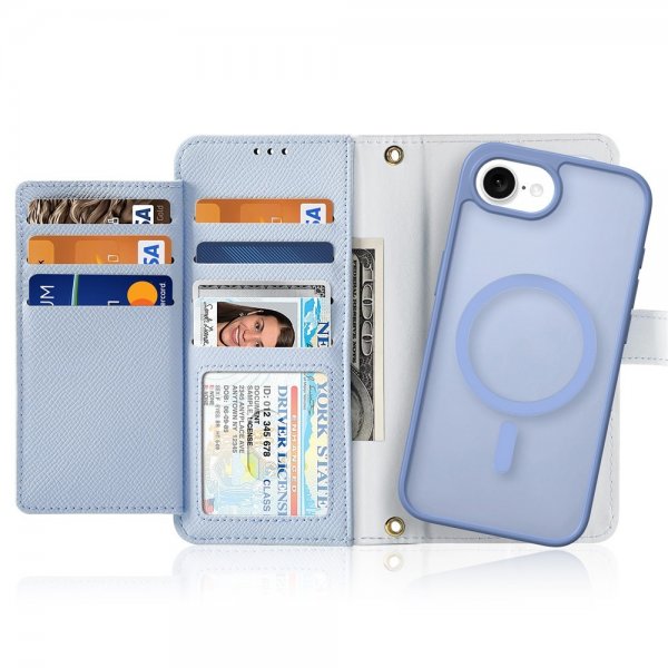 Dux Ducis iPhone 16e/17e Fodral 2-i-1 Lawa Series MagSafe Blå