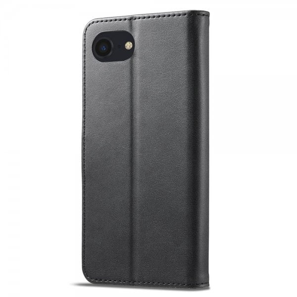 Lc.Imeeke iPhone 16e/17e Fodral med Kortfack Stativfunktion Svart